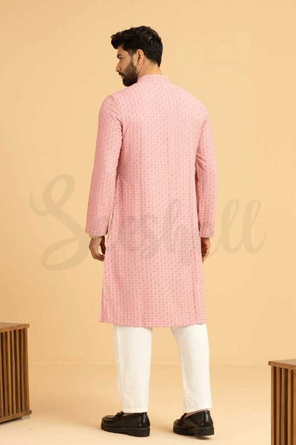 Exclusive Chikenkari Men's Panjabi — 3
