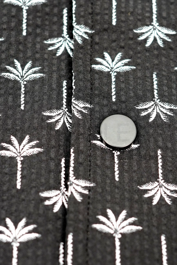 Black & White AOP Cuban  ( Relaxed Fit ) — 6