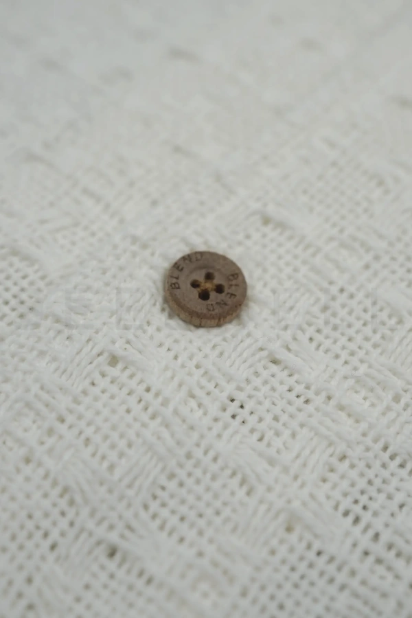 Basket Weave Off- White Cotton Cuban ( Relaxed Fit ) — 5