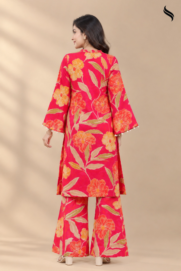 SEESHEEL Women's 2pcs set Luxury Cotton (Lemon red Color) 02