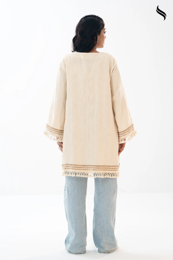 Ivory Heavy cotton outer wear (Ivory White Color) 04