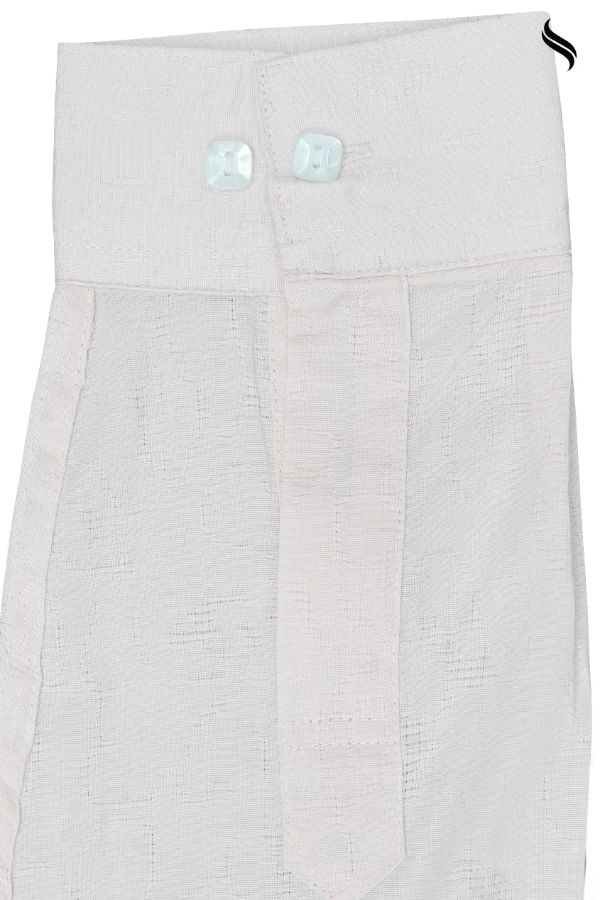 SEESHELL Men's Band Collar Shirt Premium Cotton Light Pink (Light Pink Color) 04
