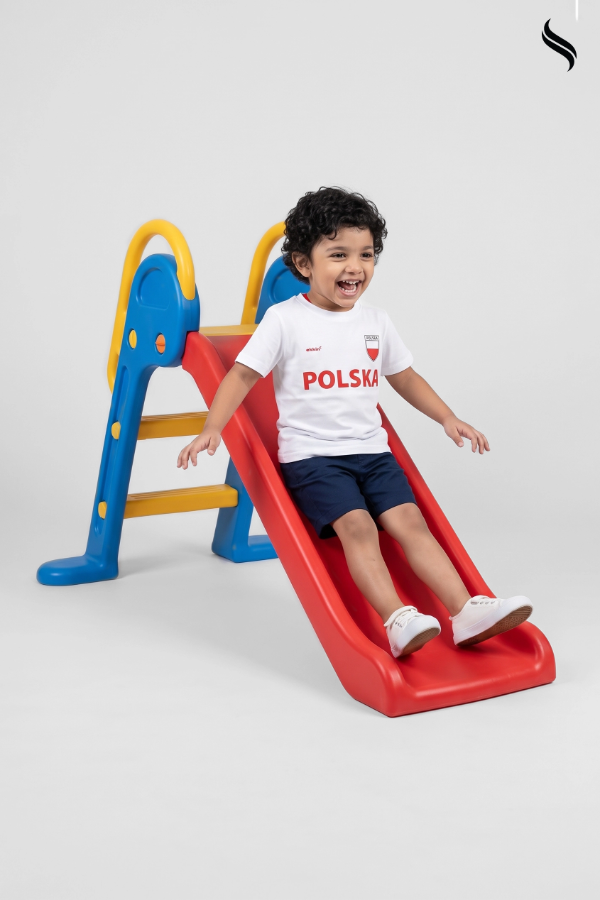 SEESHELL Kid's Boys T-Shirt Cotton Regular Fit Print Red White