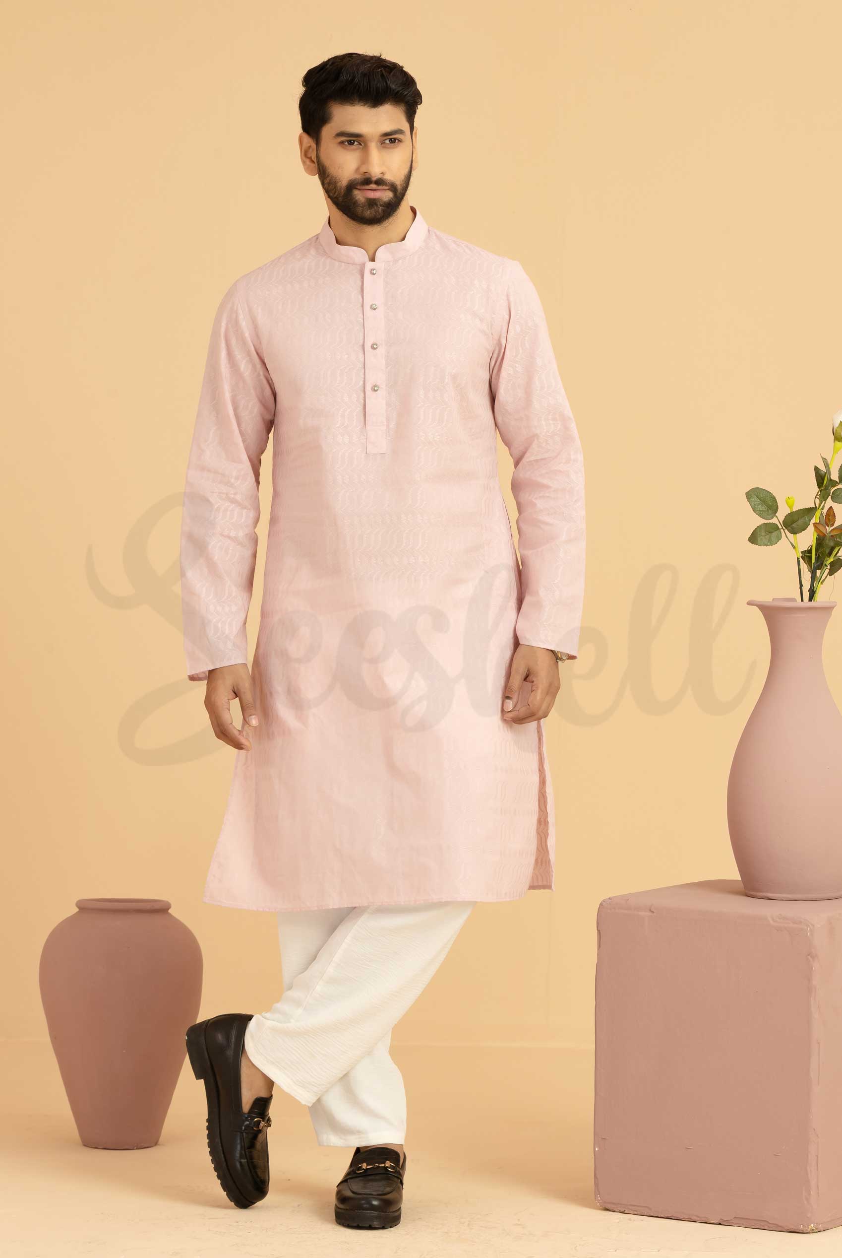 Pink panjabi