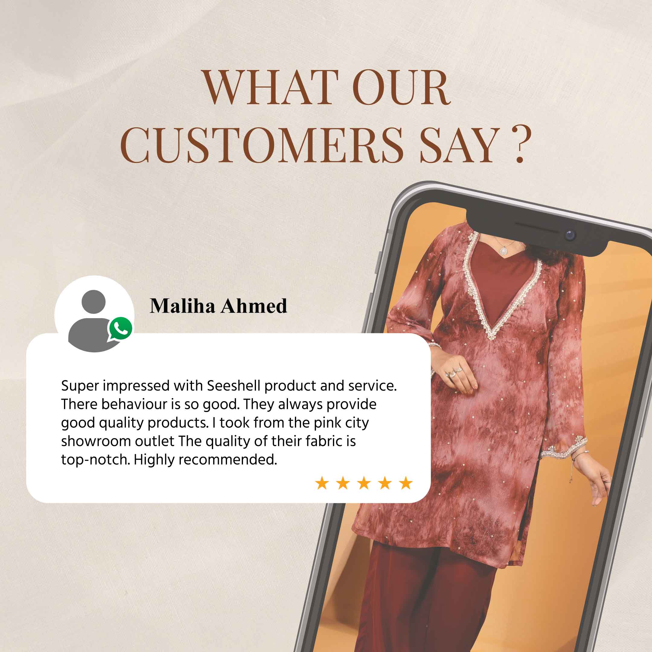 Happy customer